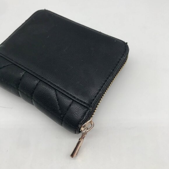 Guess Black Faux Leather Assia Small Zip Around Wallet - Picture 8 of 10